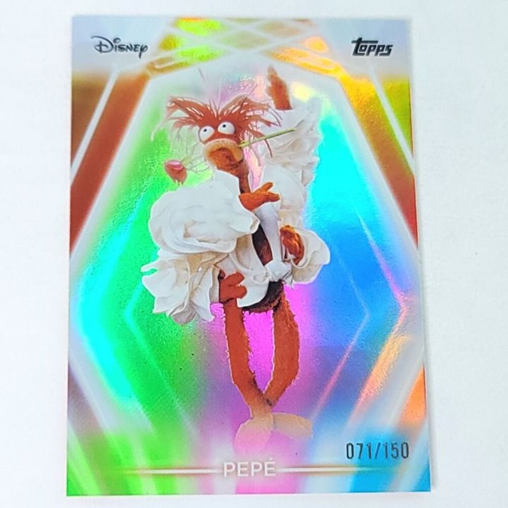 Pepe Topps 2026 Disney Neon Holo Parallel Refractor Limited 071/150